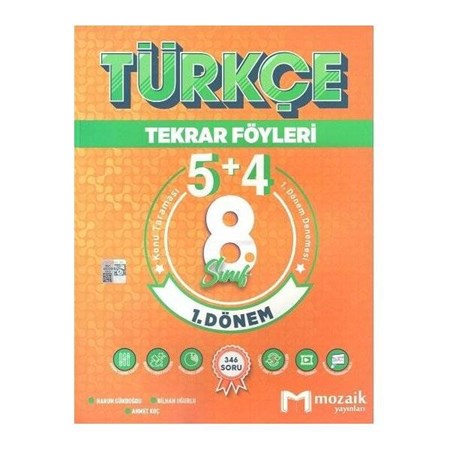 8. Sınıf Türkçe 5 + 4 Tekrar Föyü
