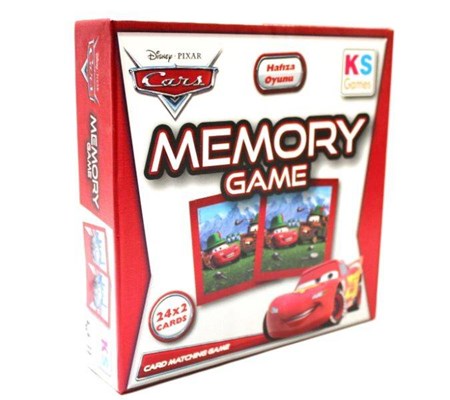 Cars Memory Game Hafıza Oyunu 24X2 Cards