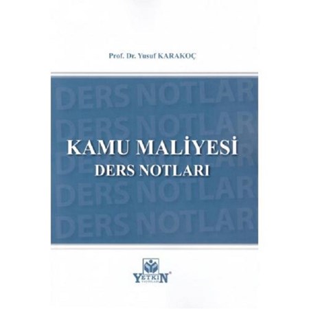 Kamu Maliyesi Ders Notları