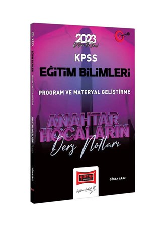 KPSS Eğitim Bilimleri Anahtar Hocaların Program Geliştirme Ders Notları 2023