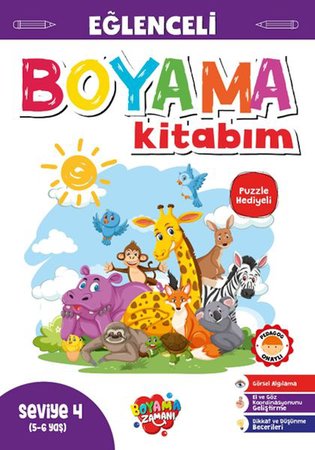 Eğlenceli Boyama – Seviye 4 (5-6 Yaş)