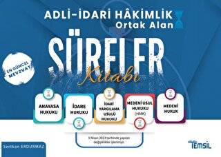 Adli - İdari Hakimlik Ortak Alan Süreler Kitabı