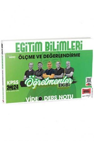 Yargı Yayınları 2024 KPSS Eğitim Bilimleri Ölçme ve Değerlendirme Öğretmenler Ekibi Video Ders Notları