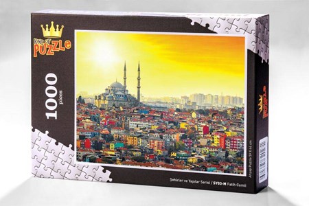 Şehirler Ve Yapılar Serisi Fatih Camii 1000 Parça Puzzle Sy03 M