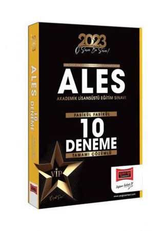 ALES VIP Tamamı Çözümlü Fasikül Fasikül 10 Deneme