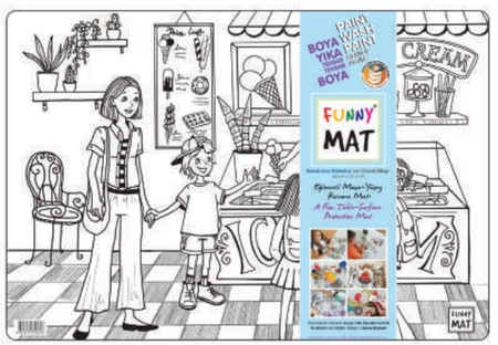 Funny Mat - Dondurma Dükkânı 33,5x48cm