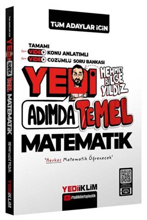 Tüm Adaylar için Yedi Adımda Temel Matematik Video Konu Anlatımlı Video Çözümlü Soru Bankası