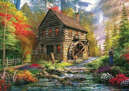 Ks Games Puzzle 2000 Parça Mill Cottage