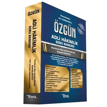 Adli Hakimlik Soru Bankası / Özgün