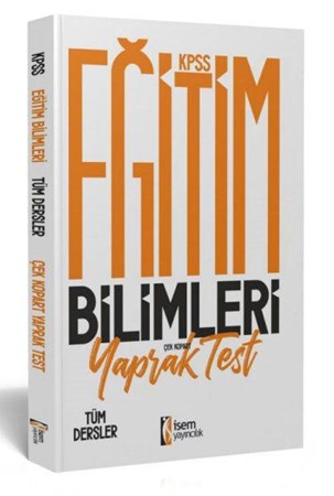 KPSS Eğitim Bilimleri Tüm Dersler Çek Kopart Yaprak Testi