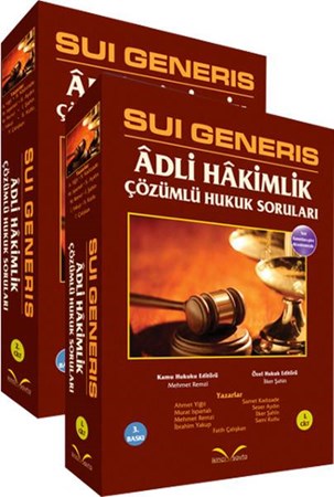 Sui Generis Adli Hakimlik Çözümlü Hukuk Soruları 2 Cilt
