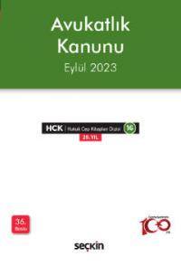 Avukatlık Kanunu 36. BASKI 2023