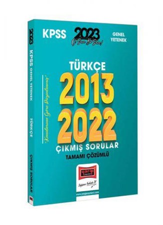 KPSS Türkçe 2013-2022 Tamamı Çözümlü Çıkmış Sorular