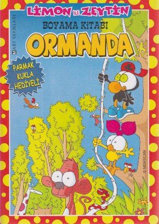 Ormanda Boyama Kitabı Limon Ile Zeytin