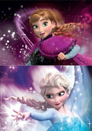 Disney Frozen Puzzle 2 In 1 35 60 Parça Frz 741