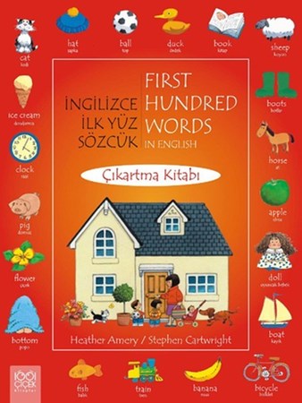 İngilizce İlk Yüz Sözcük Çıkartma Kitabı