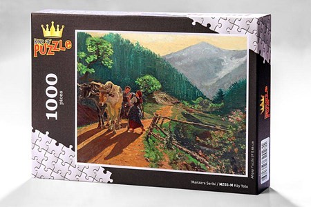 Manzara Serisi Köy Yolu 1000 Parça Puzzle Mz03 M