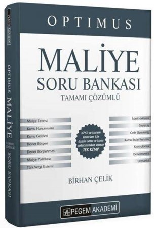 KPSS A Grubu Optimus Maliye Tamamı Çözümlü Soru Bankası