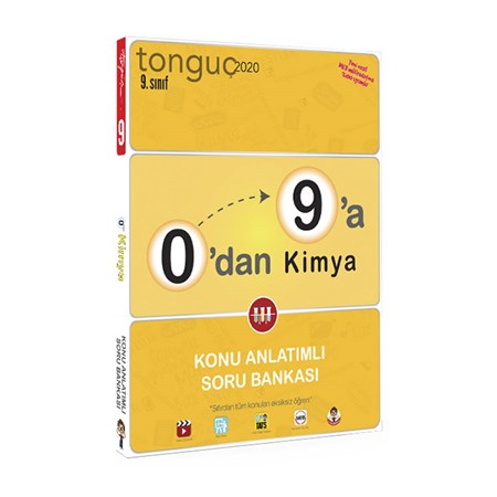 Tonguç Akademi Yayınları 0 'dan 9'a Kimya Konu Anlatımlı Soru Bankası