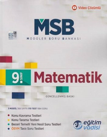 9. Sınıf Matematik Güncel MSB Modüler Soru Bankası
