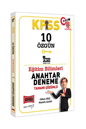 2022 KPSS Eğitim Bilimleri Tamamı Çözümlü 10 Özgün Anahtar Deneme