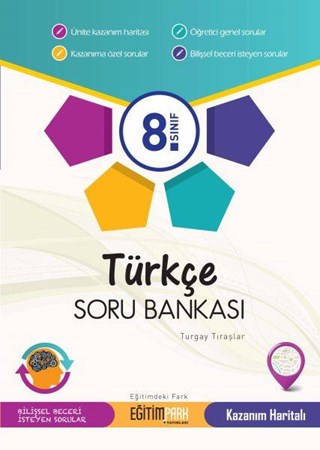 Eğitimpark 8.sınıf Türkçe Soru Bankası (45,00 Tl İadesiz)
