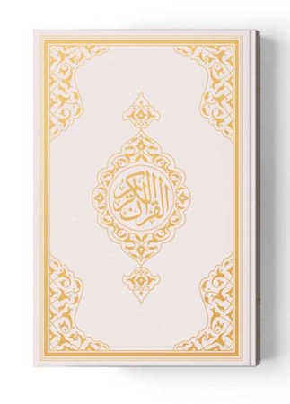 2 Renkli Orta Boy Kur'An-I Kerim (Miklepsiz) Beyaz