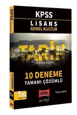 KPSS Lisans Genel Kültür Tarih Tamamı Çözümlü 10 Deneme