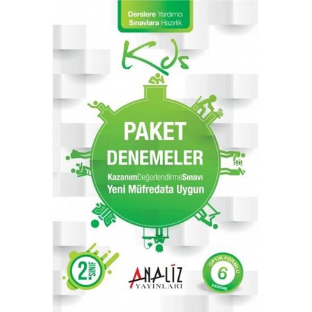 ANALİZ YAYINLARI 2.SINIF PAKET DENEME SINAVI 6'LI DENEME