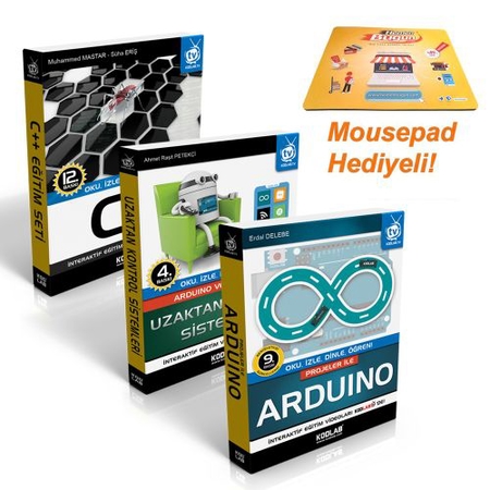 Arduino Eğitim Seti 2 (3 Kitap)