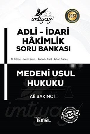 İmtiyaz Adli-İdari Hakimlik Medeni Usul Hukuku Soru Bankası
