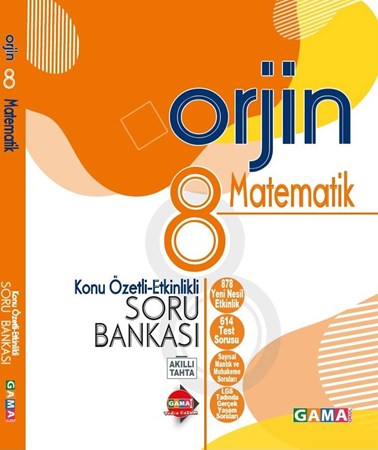 8.Sınıf Orjin Matematik Konu Özetli Etkinlikli Soru Bankası