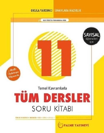 Palme 11. Sınıf Sayısal Tüm Dersler Soru Bankası Yeni