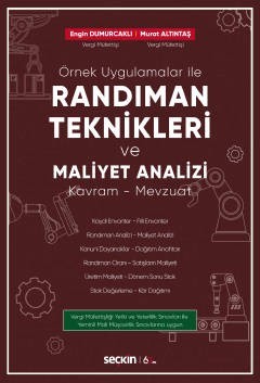 Örnek Uygulamalar Ile Randıman Teknikleri Ve Maliyet Analizi Kavram – Mevzuat