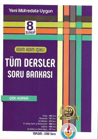 Adım Adım 8. Sınıf Tüm Dersler Soru Bankası