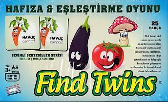 Hafıza Eşleştirme Oyunu Sevimli Sebzegiller Serisi 25 Parça