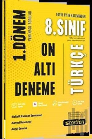 8. Sınıf Türkçe 1. Dönem On Altı Deneme