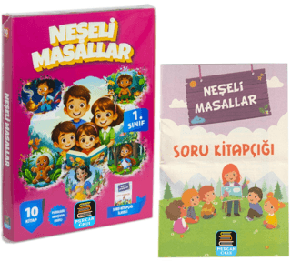 1. Sınıf Okuma Seti Neşeli Masallar 10 Kitap + Soru Kitapçığı İlaveli
