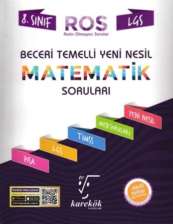 Karekök 8. Sınıf Lgs Beceri Temelli Yeni Nesil Matematik Soruları Yeni