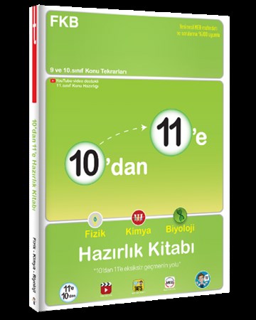10 dan 11 e Fizik Kimya Biyoloji Hazırlık Kitabı
