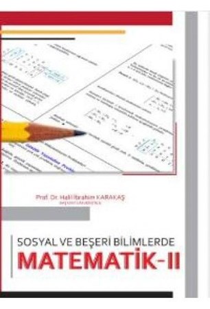 Sosyal Ve Beşeri Bilimlerde Matematik 2