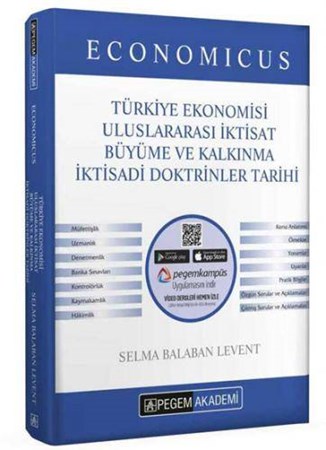 Economicus Türkiye Ekonomisi, Uluslararası İktisat, Büyüme ve Kalkınma, İktisadi Doktrinler Tarihi Konu Anlatımı