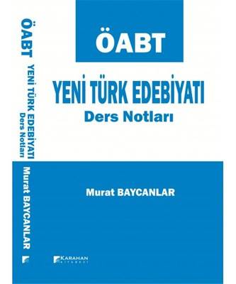 Öabt Yeni Türk Edebiyatı Ders Notları