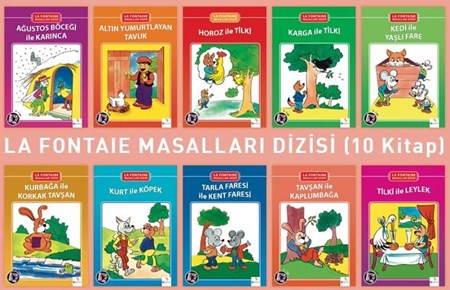 La Fontaine Masalları Dizisi 10 Kitap