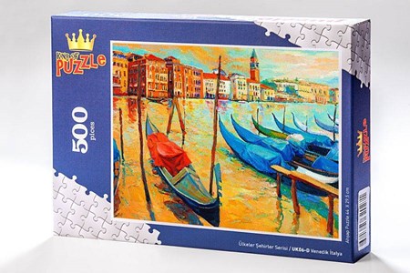 Ülkeler Şehirler Serisi Venedik İtalya 500 Parça Puzzle Uk06 D