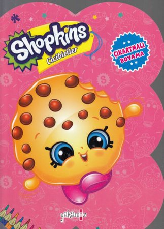 Shopkins Cicibiciler - Açık Pembe Çıkartmalı Boyama