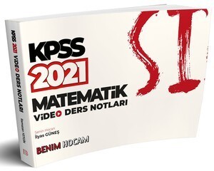 Benim Hocam Yayınları 2021 Kpss Matematik Video Ders Notları