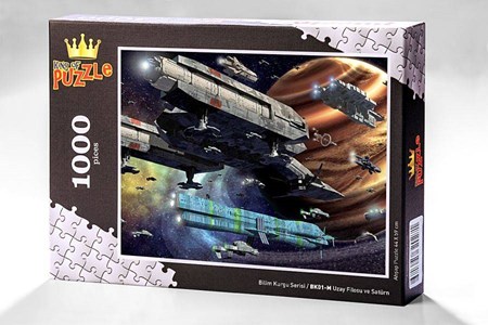 Bilim Kurgu Serisi Uzay Filosu Ve Satürn 1000 Parça Puzzle Bk01 M
