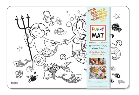 Funny Mat - Deniz Kızı - 33,5x48cm