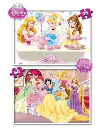 Disney Princess Puzzle 2 In 1 35 60 Parça Pr 741